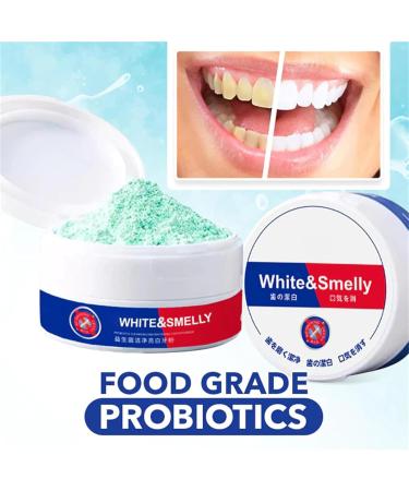 Aiposhiy Teeth Whitening Powder - Probiotic Mint Tooth Cleaning Powder for Spot Removal (2PCs) | Effective Whitening Solution - Buy Online on GoSupps.com