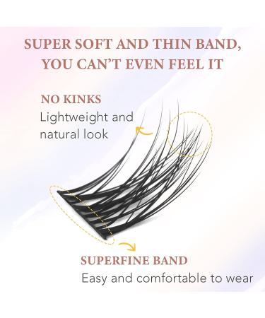50-Piece Mixed Length Lash Clusters Set - Wispy Volume and Natural Look - Reusable DIY Eyelash Extensions - MERETON - Buy Online on GoSupps.com