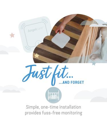 Angelcare AC527 3-in-1 Sensasure Baby Movement Monitor with Video - White - Buy Online on GoSupps.com