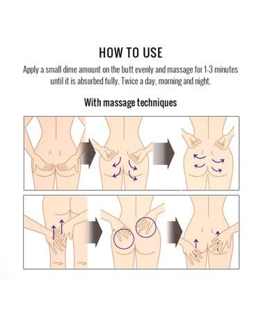 Butt Enhancement Cream BIOKUSY 100% Natural Hip Firming and Lifting Cream That Work Fast for Bigger Buttock Safe & Effective Butt Plumping Tightening Massage Cream for Adult 100g - Buy Online on GoSupps.com