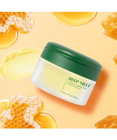 Cleansing Balm Makeup Remover - Natural Deep Cleansing Cream for Stubborn Makeup & Mascara Korean Skincare 2.65 oz Honey - Buy Online on GoSupps.com