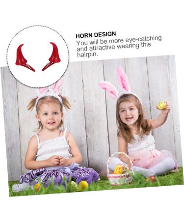 minkissy Ox Horn Hairpin 6 Pairs Halloween Decorative Barrettes Metal Snap Hair Clips Halloween Horn Hair Clips Gothic Hair Clips Hair Clips Ox Horn Halloween Hair Clip Demon Props - Buy Online on GoSupps.com