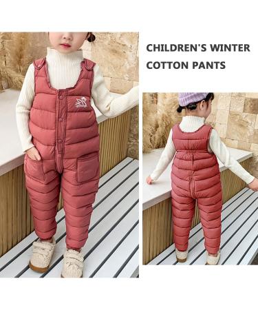 Panegy Kids Snow Pants - Water-Resistant Winter Bib Overalls for Ski & Snowboard - 2-3 Years Rouge - Buy Online on GoSupps.com