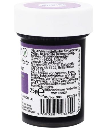 PME Paste Colour Misty Mauve 25g - Vibrant Mauve Purple Shade (Pack of 1) - Buy Online on GoSupps.com