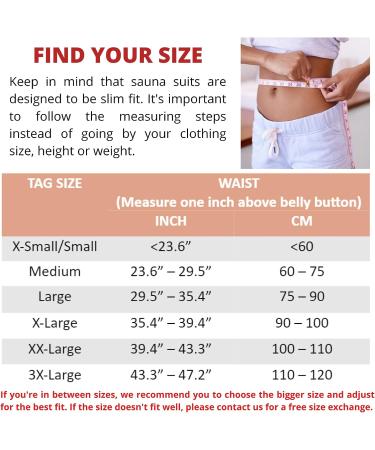 Sauna Sweat Leggings Medium Pants - Waist Trainer Shaper for Women | Workout Suit for Fitness Gym Yoga | Full Heat Trapping Sweatsuit - Buy Online on GoSupps.com