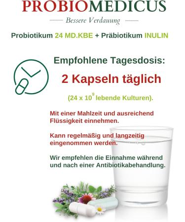 Buy Swissmedicus Probiomedicus - 120 Vegan Capsules for Healthy Digestion & Immune Support - 24 MD KBE No Additives - International Shipping Available - Buy Online on GoSupps.com