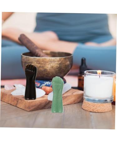 FOMIYES Fist Crystal Column Decor Set - Amethyst Aura Crystals for Home & Ear Pads - Unique Rose Crystal Tower & Mineral Wand Decorations - Buy Online on GoSupps.com