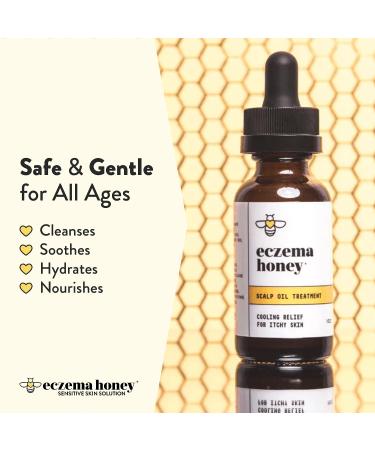 ECZEMA HONEY Soothing Scalp Oil - Natural Hair & Scalp Treatment (1 Oz) - Buy Online on GoSupps.com