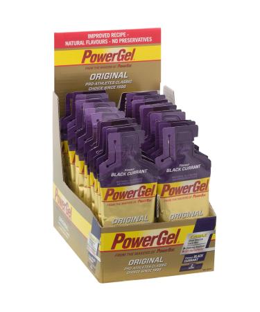 Powerbar PowerGel Original 41 g Bag X 24 Gels - Blackcurrant + Caffeine