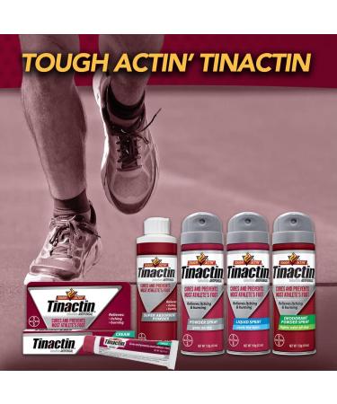 Tinactin Athlete's Foot Cream | Tolnaftate 1 Antifungal Treatment | Clinically Proven Effective on Athlete's Foot & Ringworm | 1oz (30g) Tube - Buy Online on GoSupps.com
