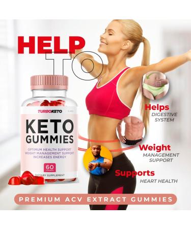 Turbo Keto ACV Gummies - Advanced Weight Loss Formula for Keto Diet | 30 Day Supply - Buy Online on GoSupps.com