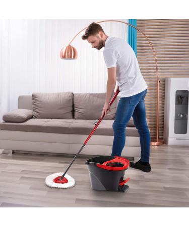 4 Pack Spin Mop Replacement Heads | Compatible with O Cedar EasyWring Mop | 100% Microfiber | Machine Washable | Easy to Replace | Deep Cleaning | 1 Tank System - Buy Online on GoSupps.com