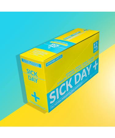 goodvibes juice co. Sick Day | Natural Wellness Shot | Echinacea Ginger Lemon Cayenne Maple | Immunity Anti-Inflammatory Decongestion & Antioxidants | Vegan Gluten Free | 50mL Pouch (Pack of 12) 50 ml (Pack of 12) - Buy Online on GoSupps.com