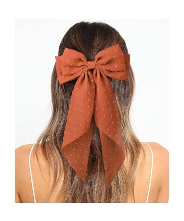 CEELGON Large Hair Bows for Women - 2PCS Big Bow Clips in Coffee Beige - Buy Online on GoSupps.com