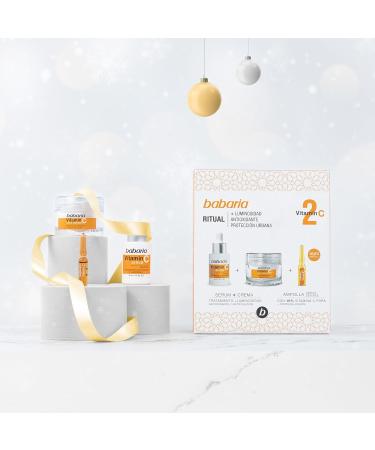 Babaria Vitamin C Facial Pack - Serum (30ml) Cream (50ml) & Flash Ampoule (2ml) - Brighten & Revitalize Your Skin | Shop Internationally - Buy Online on GoSupps.com