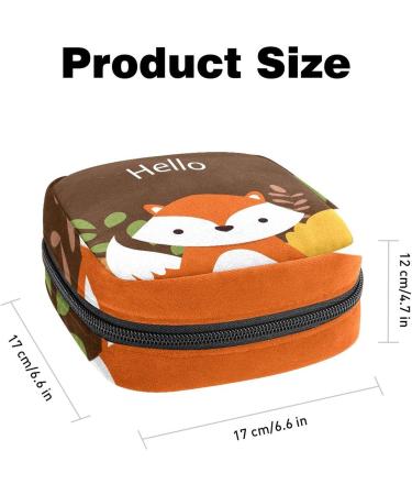 Shop Women's Bonds Storage Pocket Stillpad Holder | Hello Autumn Fox Portable Period Kit Bag - Ideal for Women & Girls - Buy Online on GoSupps.com