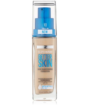 Maybelline New York Superstay Better Skin Foundation  Porclain  1 Fluid Ounce