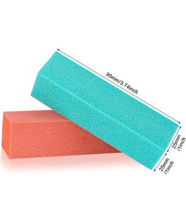 upain 10pcs Nail Sanding Blocks 4 Way Professional Nail Buffer Blocks 120 Grit Nail File Sanding Blocks Acrylic Nail Art Manicure Care Tools - Buy Online on GoSupps.com