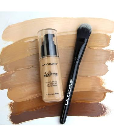 L.A. COLORS Truly Matte Foundation Nude 1.35 Fl. Oz. - Long-lasting Matte Finish for Flawless Look - Buy Online on GoSupps.com