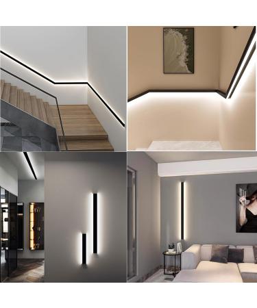 Motion Sensor LED Lighted Staircase Handrail Wall-Mounted Indoor Stair Handrails Handrail Railings with LED Light for Outdoor Stairs Porch Entrance (Color : Cold Light Size : 100cm/39.4in) Cold Light 100cm/39.4in - Buy Online on GoSupps.com