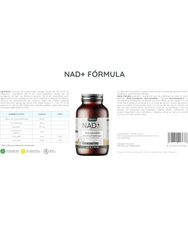 Formule NAD+ avec Trans-Resv ratrol et Querc tine | 60 G lules | Avec Vitamines B2 et B5 + Pip rine | nergie Cellulaire R paration et Long vit | Sans Gluten | V gan - Buy Online on GoSupps.com