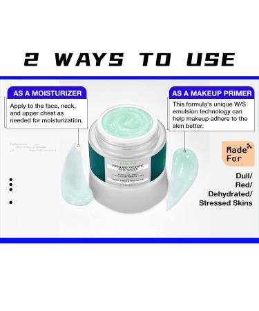 Buy Purslane Prebiotic Moisturizer | Hydrating Gel Cream for Sensitive & Dry Skin | Ceramide Urea & NMFs | Non-comedogenic & Acne-prone Friendly | International Shipping - Buy Online on GoSupps.com