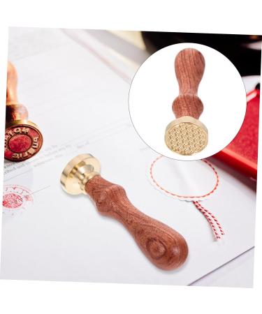 PLAFOPE 1pc Dispensing Plate Tool Powder Cosmetic Stamper Powder Seal Impression Metal Copper Copper Head 1 count (Pack of 1) Golden - Buy Online on GoSupps.com