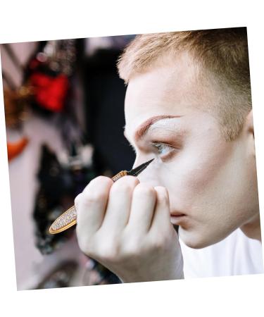 Healeved 2pcs Self Adhesive Mascara Liquid Black Eyeliner Makeup Tools Makeup Eyeliner Golden Plastic 1 count (Pack of 1) Goldenx2pcs - Buy Online on GoSupps.com