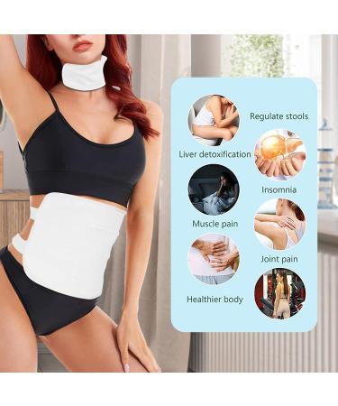 Tebinzi Reusable Castor Oil Pack Wrap Kit | Organic Castor Oil Packs for Liver Detox | Bio Castor Oil Compress Set - International Shipping Available - Buy Online on GoSupps.com
