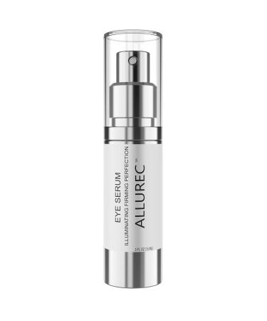 ALLUREC  Eye Cream Serum: Illuminating Firming Perfection. Best Eye Serum Peptides Cream for Firming Lifting Eyelids Anti- Aging Winkles Bags Dark Circle Puffiness Total Effects.