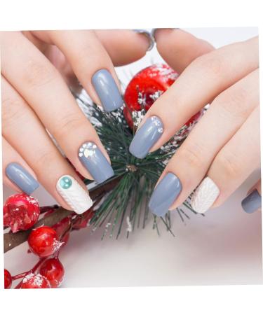 minkissy 5pcs 1 Nail Resin Drill Nail Decorations for Nail Art Nail Jewelry Nail Art Decoration Nail Accessories Nails Decoration House Accessories for Home Pearlescent Decorative Nails 0.8X0.8cmx5pcs As Shown 2x5pcs - Buy Online on GoSupps.com