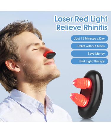 PLLYPE RespiRelief Red Light Nose Therapy Device Physiotherapy Nose Soother Red Light Therapy for Nose Nasal Therapy Device for Nasal Congestion Breathing Promote Rhinitis Relieve Rhinitis (1 - Buy Online on GoSupps.com