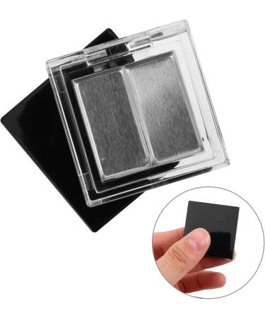 BETOOKY 2 Aluminum Makeup Palettes Dual Color Refillable Eyeshadow Lipstick Compact Durable for Blush Highlighter Contour for Travel DIY Face Paint - Buy Online on GoSupps.com