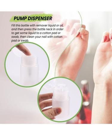 Ohsilv 70ml Nail Art Makeup Polish Plastic Pump Dispenser Bottle Remover - Buy Online on GoSupps.com