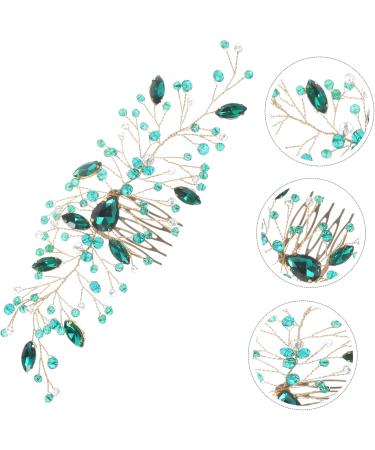 Didiseaon Wedding Headpiece for Bride Aesthetic Hair Accessories Bride Headpiece Bride Hair Accessories Decorative Hair Combs for Women Sturdy Hair Comb Crystal Metal Hair Piece - Buy Online on GoSupps.com