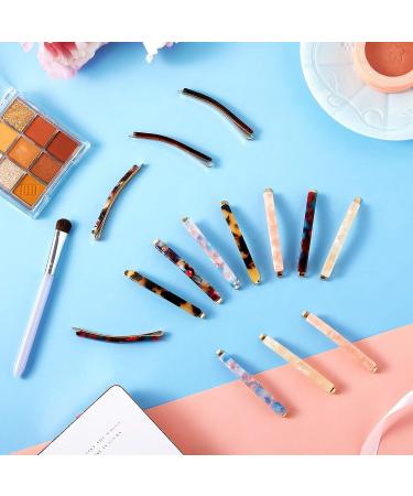 14-Piece Tortoise Shell Acrylic Bobby Pins for Women - Fashion Hair Accessories - Buy Online on GoSupps.com