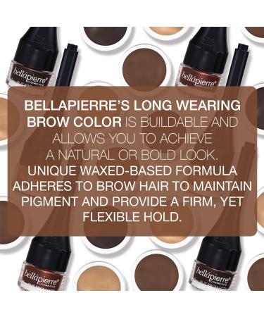 Bellapierre StayPUT Brow Gel - Waterproof, Buildable Formula | Long Wearing Eyebrow Gel in Cardamom - 0.08 Oz - Buy Online on GoSupps.com