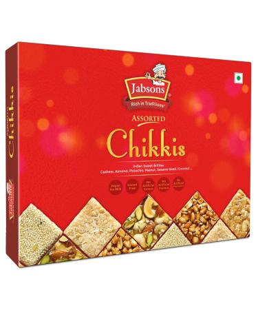 Jabsons - Chikki Assorted Indian Sweet Brittles 800 G (28.2 Oz)
