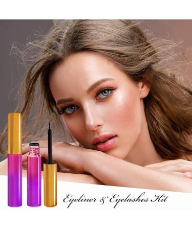 Magnetic Eyelashes with Eyeliner Kit - 5 Reusable Natural Looking Lashes - No Glue Needed - Buy Online on GoSupps.com