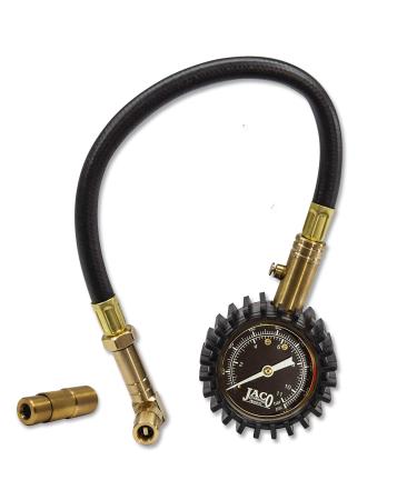 JACO BikePro Bike Tire Pressure Gauge - 160 PSI (Road Bike & BMX Series) | Presta + Schrader Air Chucks