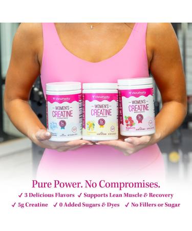 Micronized Creatine Monohydrate Powder 5g per Serving Creatine Supplement | Support ATP Boost Strength Lean Muscle & Recovery | No Sugar Dyes or Fillers | Superior Mixing - Raspberry 50 Servings - Buy Online on GoSupps.com