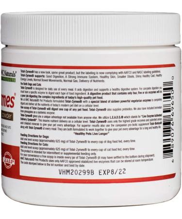 NWC Naturals Total-Zymes Digestive Powder 8oz - Digestive Enzyme Support - Buy Online on GoSupps.com
