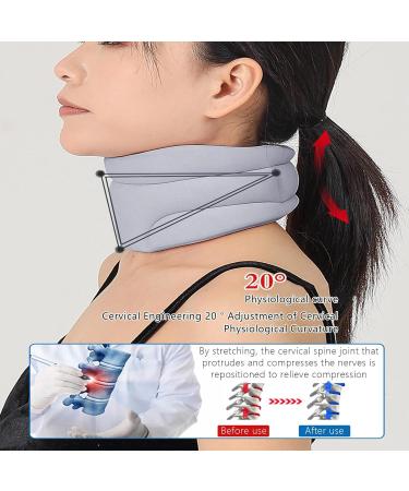 Premium Sleep Aid Neck Support Pillow - Anti-Snoring Soft Foam Orthosis for Ultimate Comfort Travel-Friendly Gray Design - Buy Online on GoSupps.com