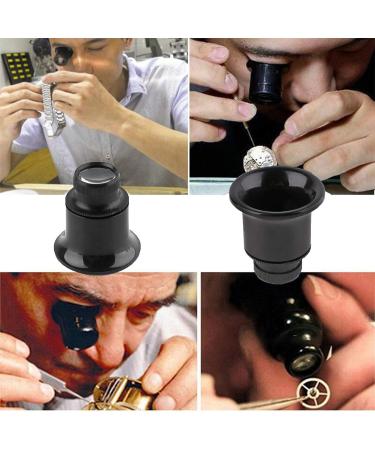 Portable Jewelers Loupe Monocular Magnifier Set - 5X 10X 15X 20X Magnifying Glass for Jewelry Repair & Experimental Tools - Buy Online on GoSupps.com
