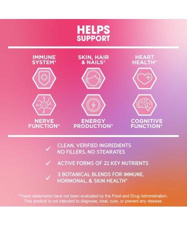 BioEmblem Beauty Collagen - 11G Hydrolyzed Multi-Collagen Peptides & Women's Multivitamin - Buy Online on GoSupps.com