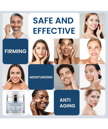 Retinol Collagen Anti-Aging Cream for Face Neck Tightening Moisturizing Skin Cream with Hyaluronic Acid Day Night Wrinkle Facial Moisturizer for All Skin Types 2Pack 1.7 Fl Oz 3.52 Fl Oz (Pack of 1) - Buy Online on GoSupps.com