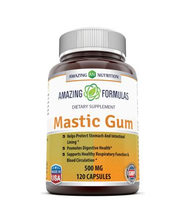 Amazing Nutrition Mastic Gum 500 mg 120 Capsules