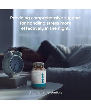 Dr. Brighten Adrenal Calm Ashwagandha B Vitamins Lemon Balm and Amino Acids for Stress Relief Better Sleep and Balanced Cortisol Non-GMO 90 Capsules 90 count (Pack of 1) - Buy Online on GoSupps.com