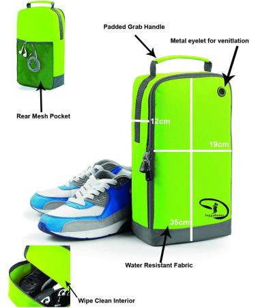 Joggabom Sports Shoe Pocket | Water-Repellent Golf & Soccer Shoe Bag | Durable Wipeable Red - Ideal for All Ages - Buy Online on GoSupps.com