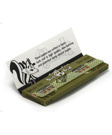 Skunk Brand Hemp Rolling Papers 1 1/4 - 25pk Box (50 leaves/pk) - Buy Online on GoSupps.com